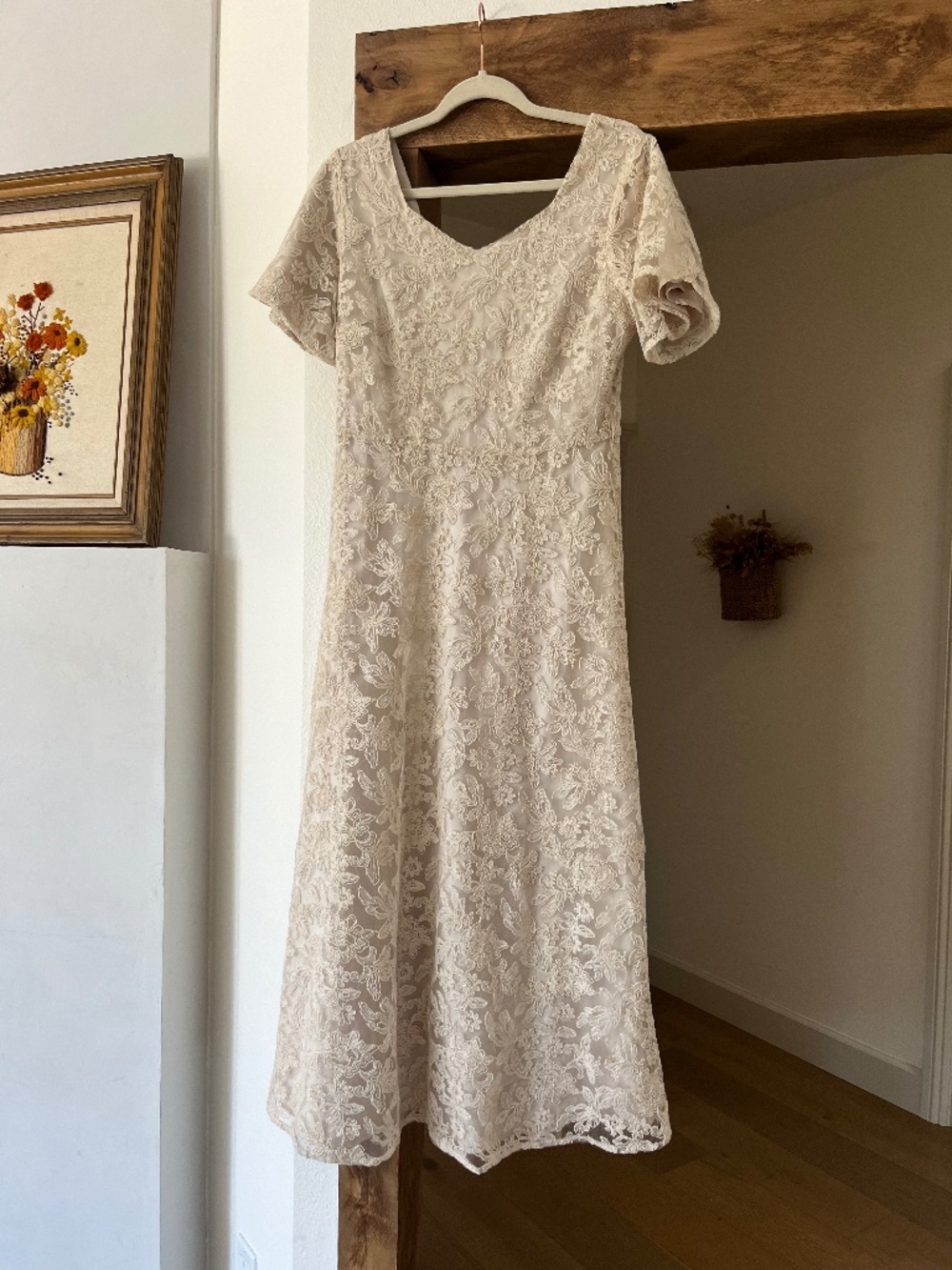 Salt Dress Lacey Cream Small